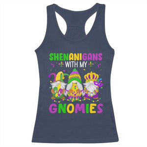 Carnival Mardi Gras Racerback Tank Top Leopard Gnomes New Orleans Trip TS10 Navy Print Your Wear