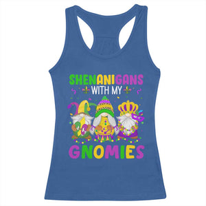Carnival Mardi Gras Racerback Tank Top Leopard Gnomes New Orleans Trip TS10 Royal Blue Print Your Wear