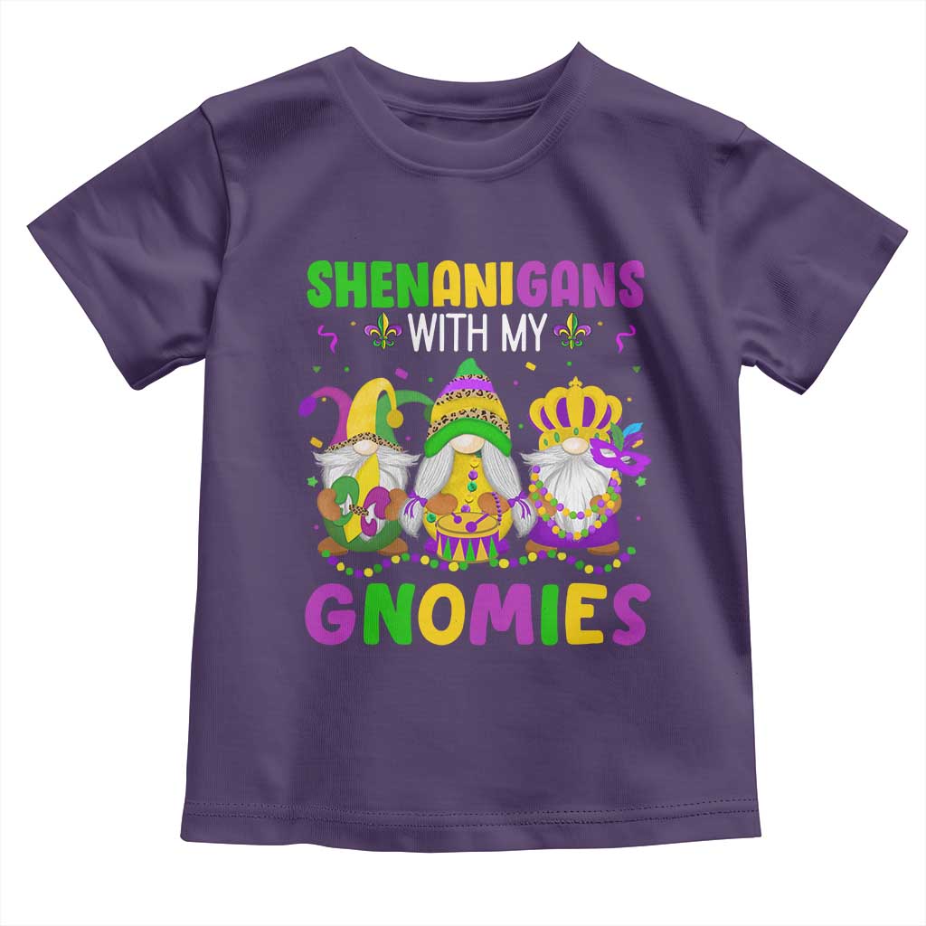 Carnival Mardi Gras Toddler T Shirt Leopard Gnomes New Orleans Trip TS10 Purple Print Your Wear