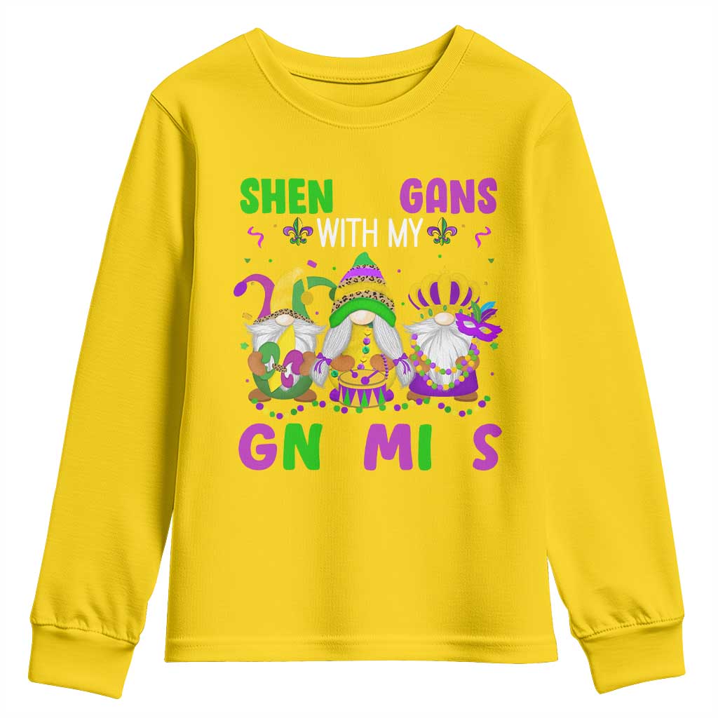 Carnival Mardi Gras Youth Sweatshirt Leopard Gnomes New Orleans Trip TS10 Daisy Print Your Wear
