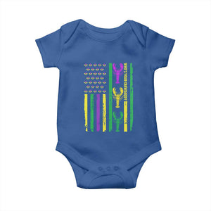 Funny Mardi Gras Crawfish Baby Onesie Whos Your Crawdaddy USA American Flag Carnival TS10 Royal Blue Print Your Wear