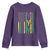 Funny Mardi Gras Crawfish Youth Sweatshirt Whos Your Crawdaddy USA American Flag Carnival TS10 Purple Print Your Wear