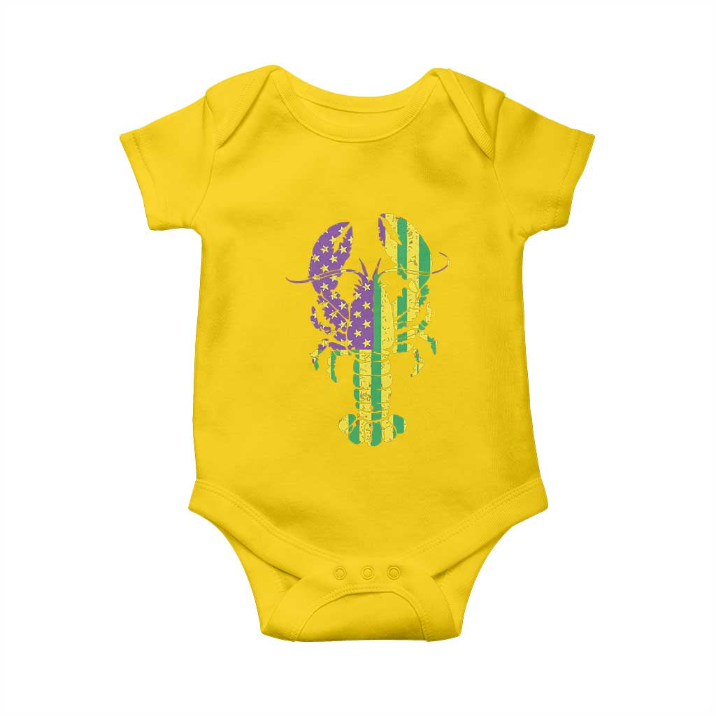 Carnival Mardi Gras USA American Flag Crawfish Baby Onesie TS10 Daisy Print Your Wear