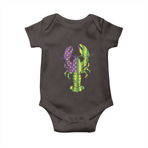 Carnival Mardi Gras USA American Flag Crawfish Baby Onesie TS10 Dark Chocolate Print Your Wear