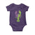 Carnival Mardi Gras USA American Flag Crawfish Baby Onesie TS10 Purple Print Your Wear