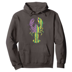 Carnival Mardi Gras USA American Flag Crawfish Hoodie TS10 Dark Chocolate Print Your Wear