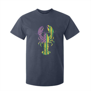 Carnival Mardi Gras USA American Flag Crawfish T Shirt For Kid TS10 Navy Print Your Wear