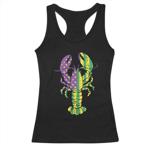 Carnival Mardi Gras USA American Flag Crawfish Racerback Tank Top TS10 Black Print Your Wear