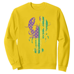 Carnival Mardi Gras USA American Flag Crawfish Sweatshirt TS10 Daisy Print Your Wear