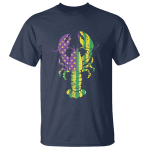 Carnival Mardi Gras USA American Flag Crawfish T Shirt TS10 Navy Print Your Wear
