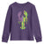 Carnival Mardi Gras USA American Flag Crawfish Youth Sweatshirt TS10 Purple Print Your Wear