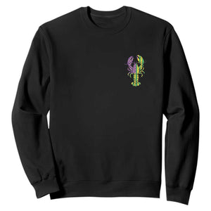 Carnival Mardi Gras USA American Flag Crawfish Pocket Sweatshirt TS10 Black Print Your Wear