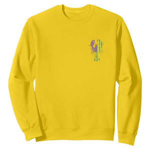 Carnival Mardi Gras USA American Flag Crawfish Pocket Sweatshirt TS10 Daisy Print Your Wear