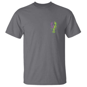 Carnival Mardi Gras USA American Flag Crawfish Pocket T Shirt TS10 Charcoal Print Your Wear