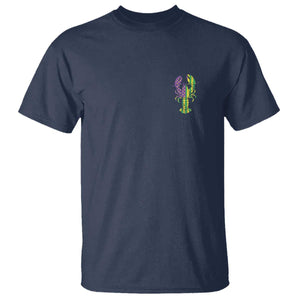 Carnival Mardi Gras USA American Flag Crawfish Pocket T Shirt TS10 Navy Print Your Wear