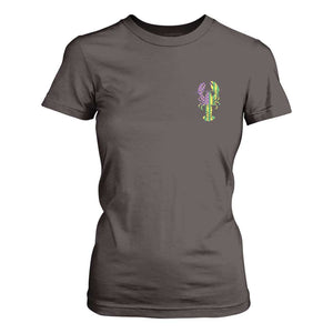 Carnival Mardi Gras USA American Flag Crawfish Pocket T Shirt For Women TS10 Dark Chocolate Print Your Wear