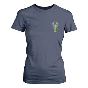 Carnival Mardi Gras USA American Flag Crawfish Pocket T Shirt For Women TS10 Navy Print Your Wear