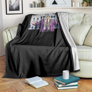 Trump Mardi Gras Throw Blanket Carnival New Orleans Trip Parade Outfit TS10 Print Your Wear