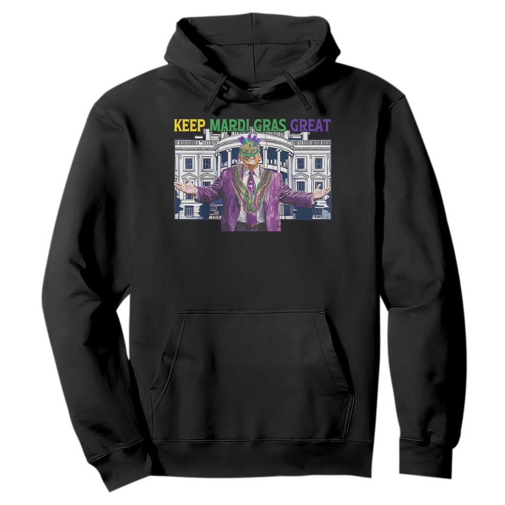 Trump Mardi Gras Hoodie Carnival New Orleans Trip Parade Outfit TS10 Black Print Your Wear