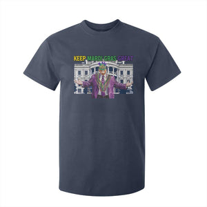 Trump Mardi Gras T Shirt For Kid Carnival New Orleans Trip Parade Outfit TS10 Navy Print Your Wear