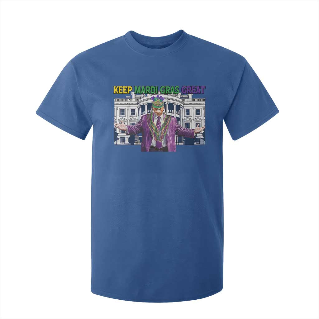 Trump Mardi Gras T Shirt For Kid Carnival New Orleans Trip Parade Outfit TS10 Royal Blue Print Your Wear
