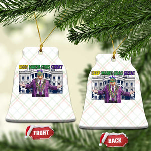 Trump Mardi Gras Ceramic Ornament Carnival New Orleans Trip Parade Outfit TS10 Print Your Wear
