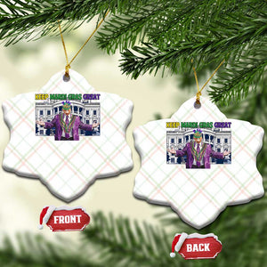 Trump Mardi Gras Ceramic Ornament Carnival New Orleans Trip Parade Outfit TS10 Print Your Wear