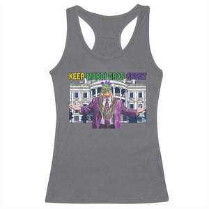 Trump Mardi Gras Racerback Tank Top Carnival New Orleans Trip Parade Outfit TS10 Charcoal Print Your Wear