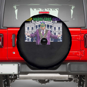 Trump Mardi Gras Spare Tire Cover Carnival New Orleans Trip Parade Outfit TS10 Black Print Your Wear