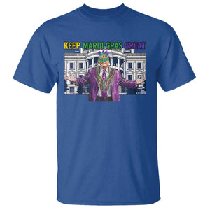 Trump Mardi Gras T Shirt Carnival New Orleans Trip Parade Outfit TS10 Royal Blue Print Your Wear