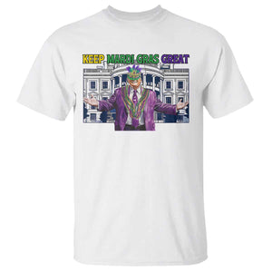 Trump Mardi Gras T Shirt Carnival New Orleans Trip Parade Outfit TS10 White Print Your Wear
