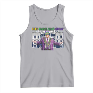 Trump Mardi Gras Tank Top Carnival New Orleans Trip Parade Outfit TS10 Athletic Heather Print Your Wear