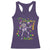 Funny Mardi Gras Racerback Tank Top Let The Shenanigans Begin Juggling Skeleton TS10 Purple Print Your Wear