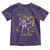 Funny Mardi Gras Toddler T Shirt Let The Shenanigans Begin Juggling Skeleton TS10 Purple Print Your Wear