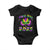 Happy Mardi Gras 2025 Baby Onesie Masquerade Mask Carnival New Orleans Trip TS10 Black Print Your Wear