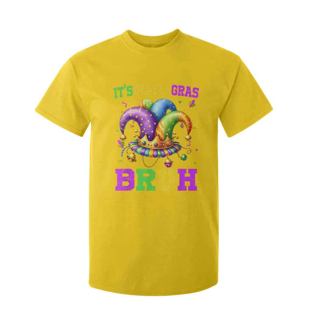 Bruh Mardi Gras T Shirt For Kid Jester Outfit Teens Boys Kids Mardi Gras TS10 Daisy Print Your Wear