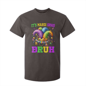 Bruh Mardi Gras T Shirt For Kid Jester Outfit Teens Boys Kids Mardi Gras TS10 Dark Chocolate Print Your Wear