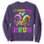 Bruh Mardi Gras Sweatshirt Jester Outfit Teens Boys Kids Mardi Gras TS10 Purple Print Your Wear