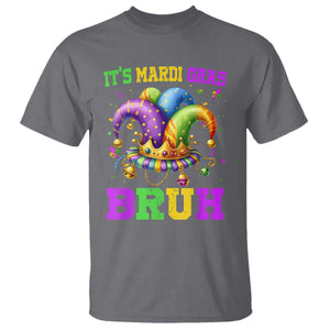 Bruh Mardi Gras T Shirt Jester Outfit Teens Boys Kids Mardi Gras TS10 Charcoal Print Your Wear