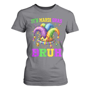 Bruh Mardi Gras T Shirt For Women Jester Outfit Teens Boys Kids Mardi Gras TS10 Charcoal Print Your Wear