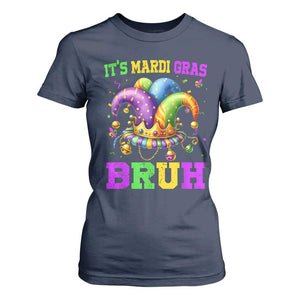 Bruh Mardi Gras T Shirt For Women Jester Outfit Teens Boys Kids Mardi Gras TS10 Navy Print Your Wear