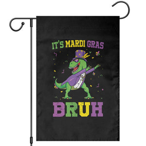 Bruh Mardi Gras Garden Flag Dinosaur Meme New Orleans Party Custume Beads TS10 Black Print Your Wear