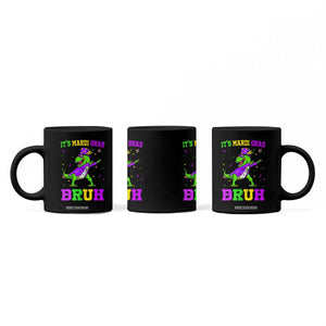 Bruh Mardi Gras Coffee Mug Dinosaur Meme New Orleans Party Custume Beads TS10 Print Your Wear
