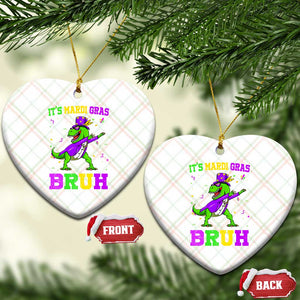 Bruh Mardi Gras Ceramic Ornament Dinosaur Meme New Orleans Party Custume Beads TS10 Print Your Wear