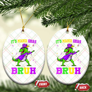 Bruh Mardi Gras Ceramic Ornament Dinosaur Meme New Orleans Party Custume Beads TS10 Print Your Wear