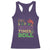Mardi Gras Racerback Tank Top Let The Good Times Roll Glitter Print TS10 Purple Print Your Wear