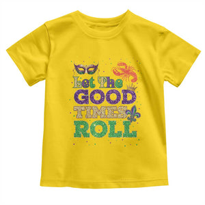 Mardi Gras Toddler T Shirt Let The Good Times Roll Glitter Print TS10 Daisy Print Your Wear