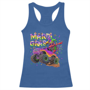 Mardi Gras Racerback Tank Top Dabbing Crawfish Monster Truck TS10 Royal Blue Print Your Wear