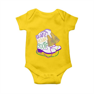 Mardi Gras Baby Onesie Shake Your Bootie Bead Boots TS10 Daisy Print Your Wear