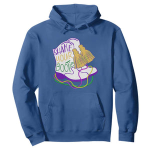 Mardi Gras Hoodie Shake Your Bootie Bead Boots TS10 Royal Blue Print Your Wear
